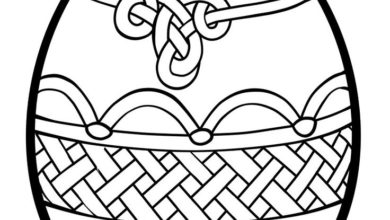 390x220 Easter Egg Basket Drawings Happy Easter Amp Thanksgiving 2018