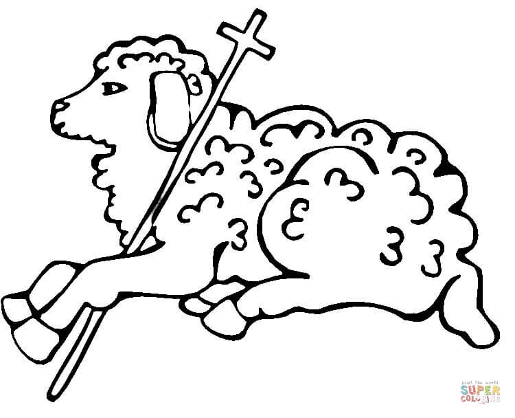 750x608 Easter Lamb Coloring Page Free Printable Coloring Pages