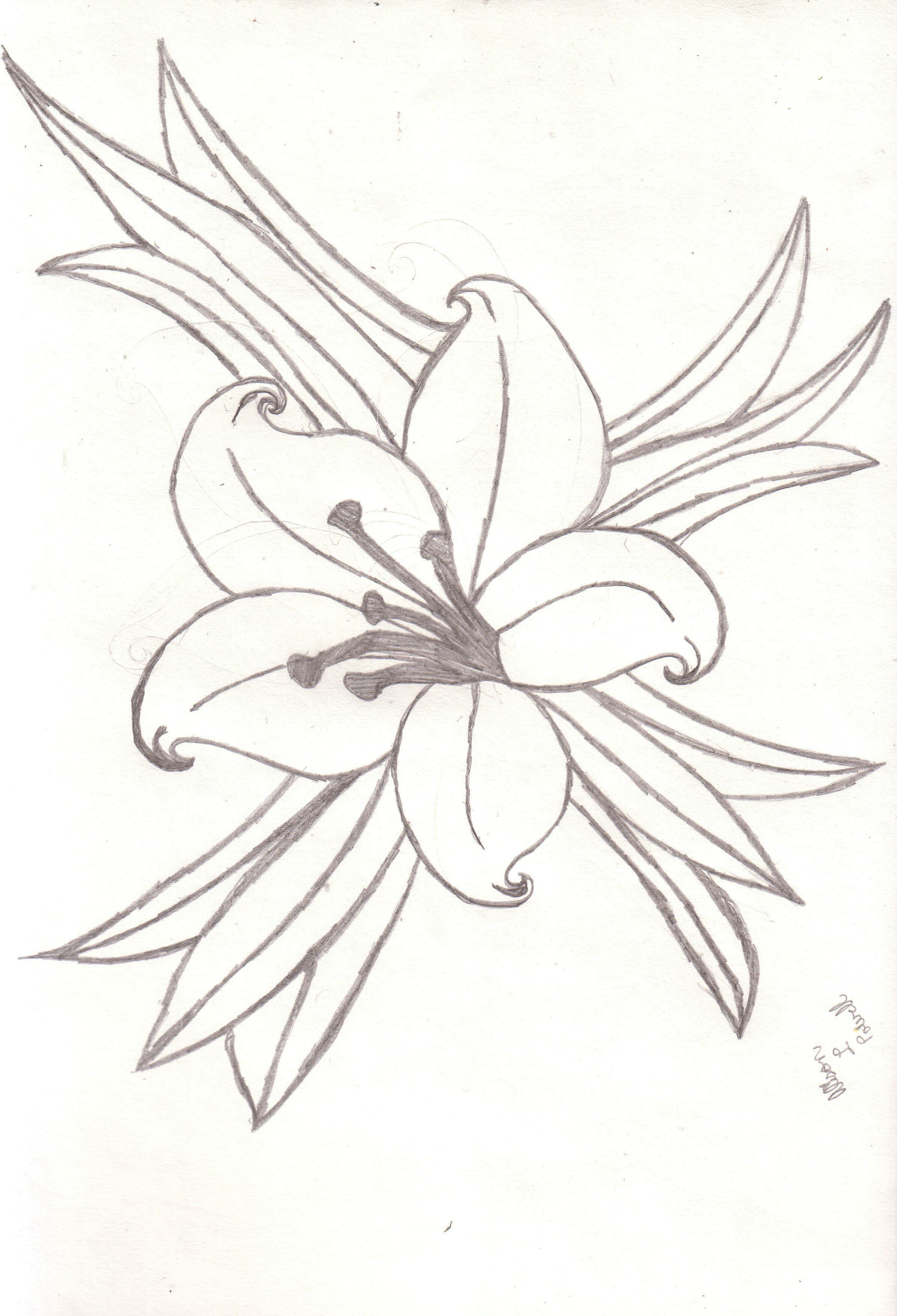 2388x3504 Easter Lily Tattoos Easter Lily Tattoo Designs