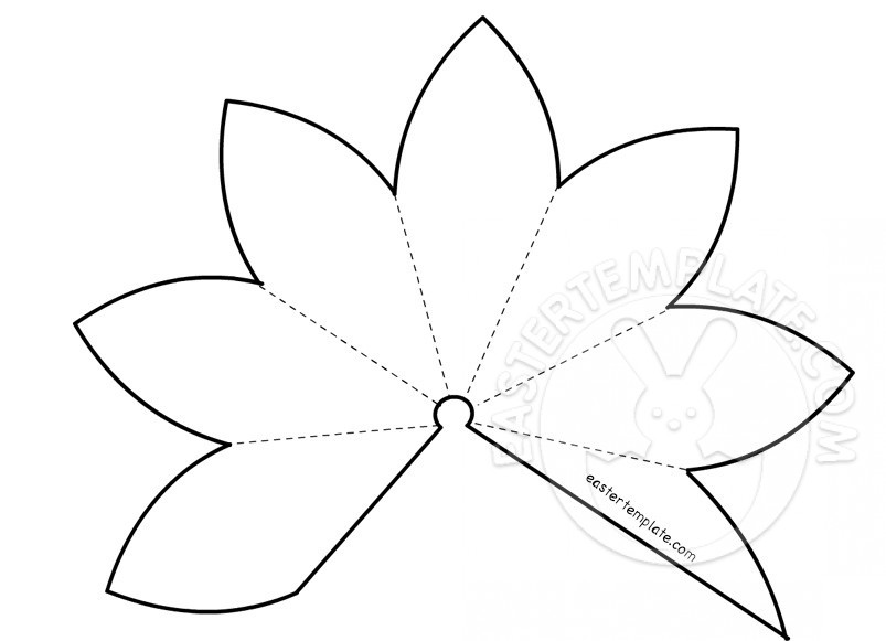 803x581 Easter Lily Template Easter Template