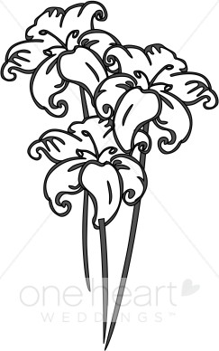 243x388 Lily Clipart Wedding Lily Clipart