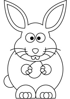 237x336 Download Free Easter Bunny Coloring Book