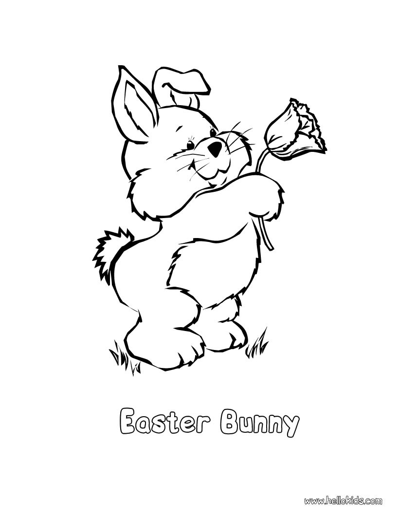 820x1060 Easter Bunny Coloring Pages