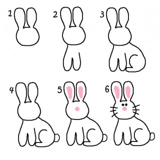 320x320 Tag For Drawing Rabbit Pics Photos Learn How To Draw A Rabbit