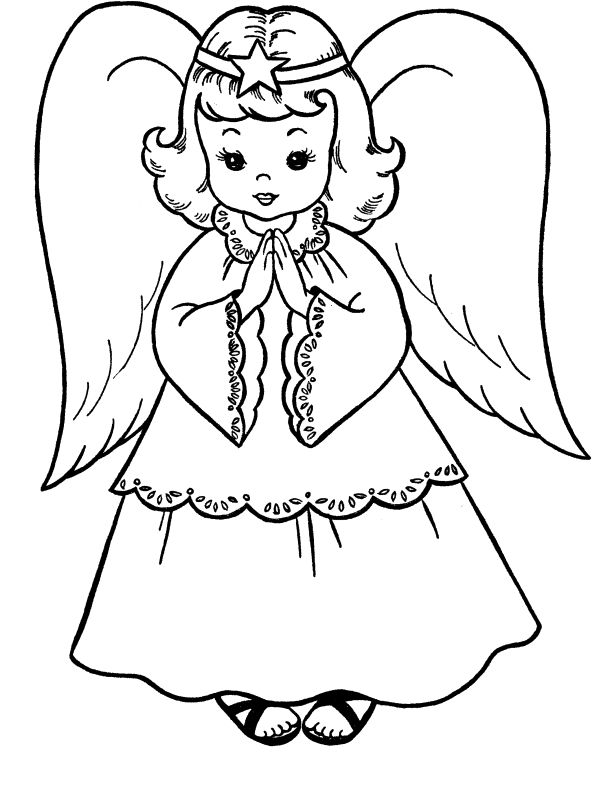 612x790 Gallery Angel Drawings For Kids,