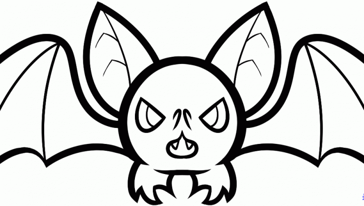 Easy Bat Drawing at GetDrawings | Free download