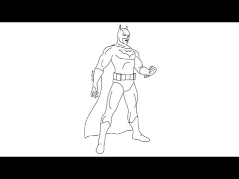 480x360 How To Draw Batman