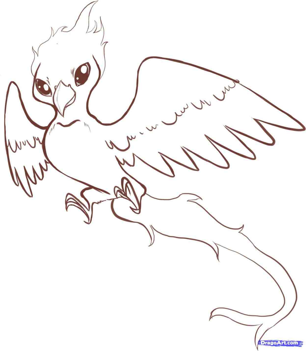 1247x1432 Images Of Easy Birds To Draw