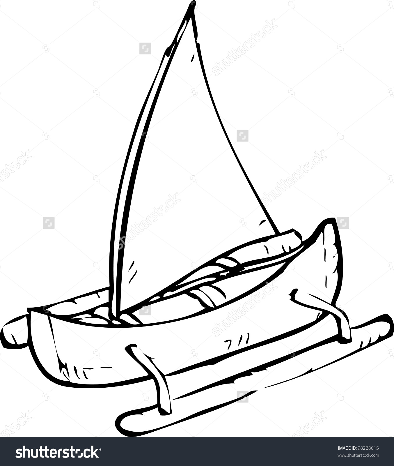 1354x1600 Simple Drawing Of Boat