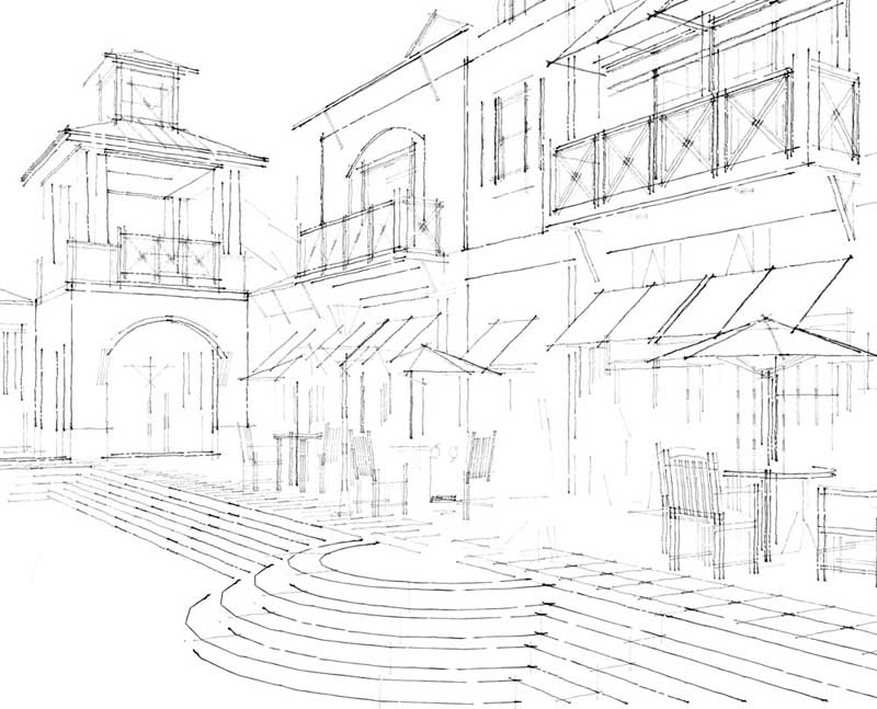 800x647 Tradigital Drawing Using The Simple Composite Method Sketchup