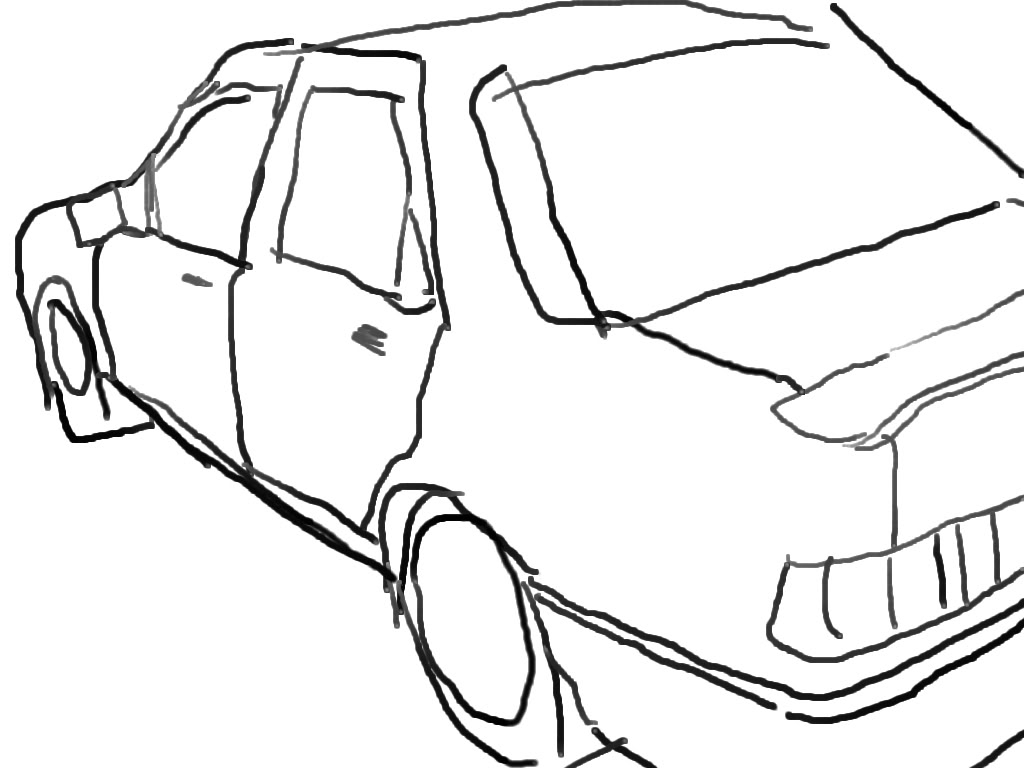 1024x768 Easy Car Drawings Simple Car Drawings Mode Blog