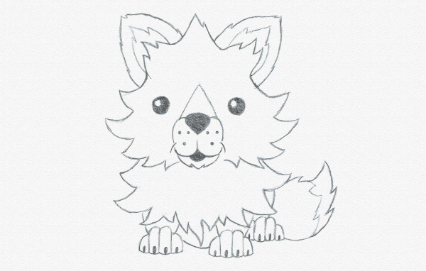 600x382 Drawing For Kids Draw A Cute Baby Fox