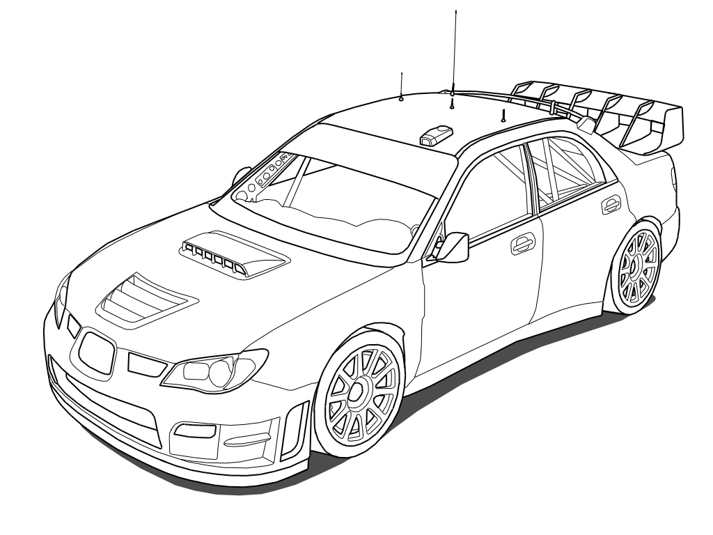 1024x768 Outline Drawing Of Car Cars Outline Drawings