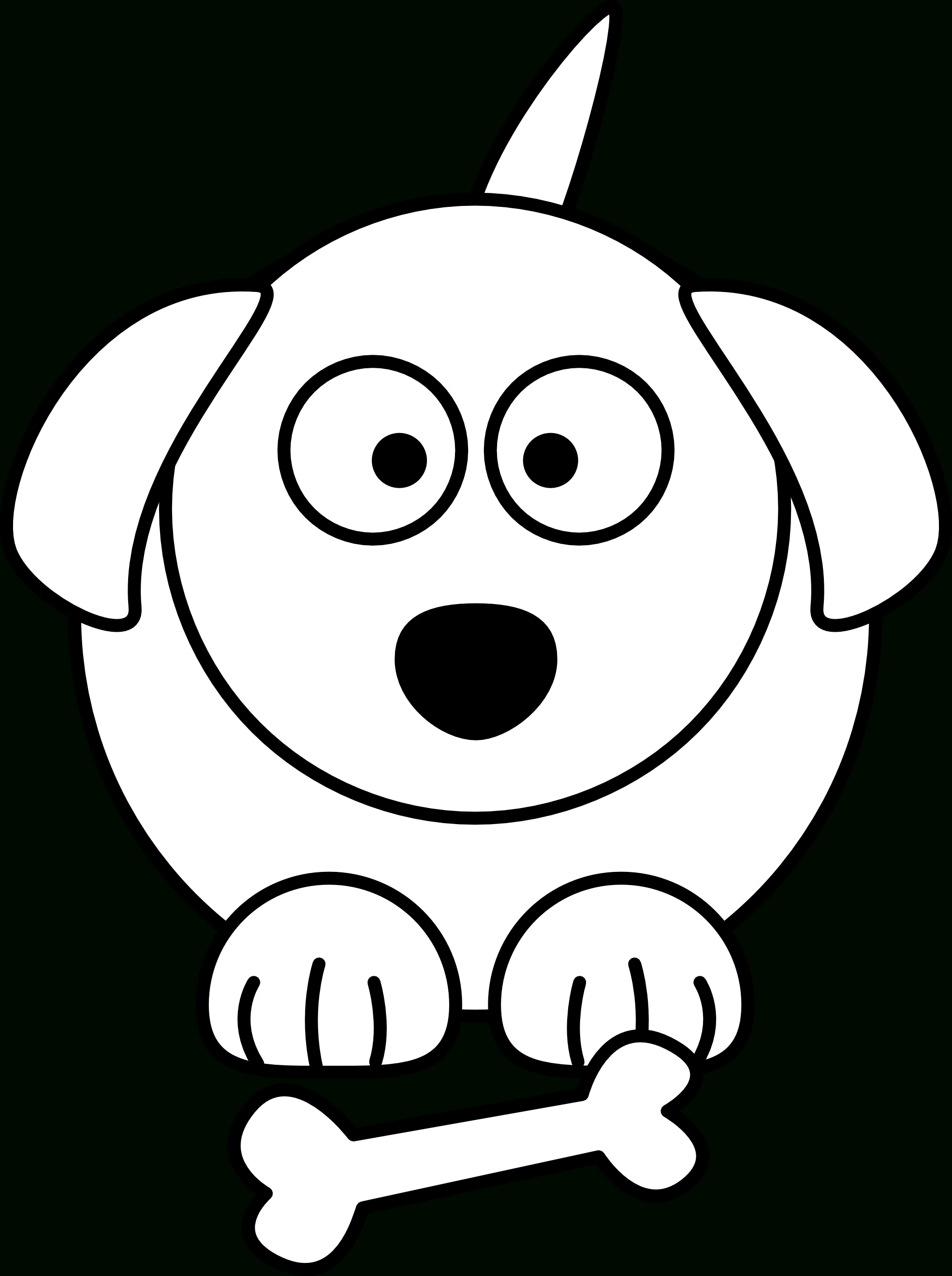 Easy Cartoon Dog Drawing at GetDrawings | Free download