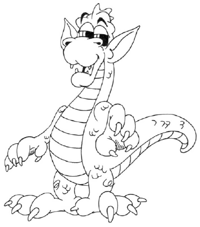 400x452 Easy Cartoon Dragon Drawings Tags Dragon Cartoon Drawing Autumn