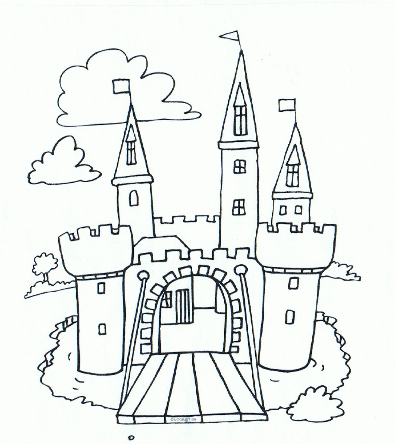 1386x1551 Easy Castle Fairy Tales Castles, Kindergarten