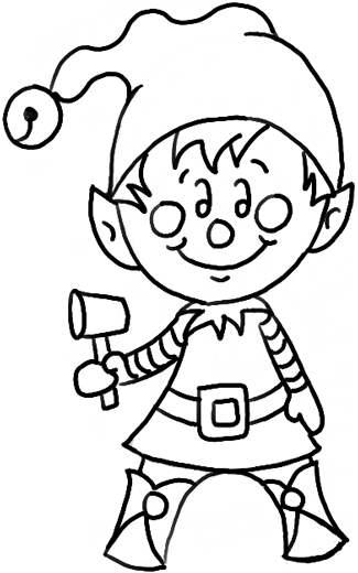 325x520 How To Draw A Christmas Elf With Easy Steps Drawing Tutorial