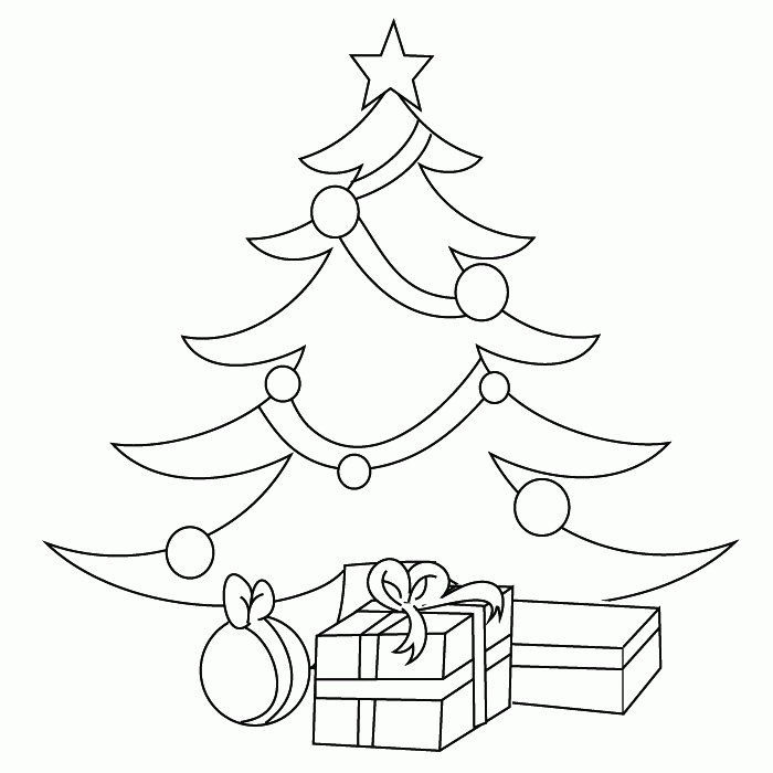 700x700 How To Draw A Christmas Tree