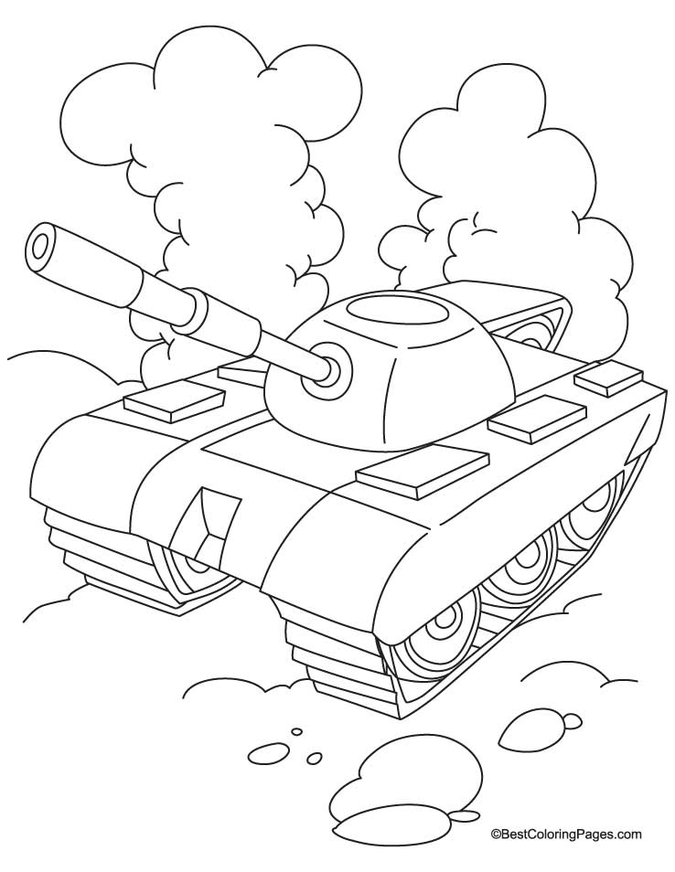 738x954 Tank With Cloud Coloring Page Download Free Tank With Cloud