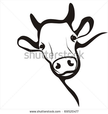 446x470 Drawn Cattle Simple