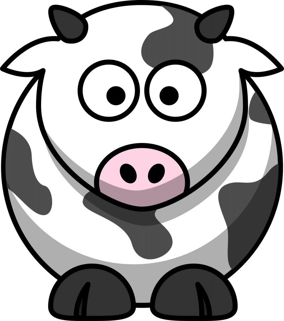 905x1024 Cartoon Cow Drawing How To Draw A Cute Cartoon Kawaii Cow Word