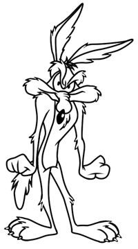 200x359 How To Draw Wile E Coyote