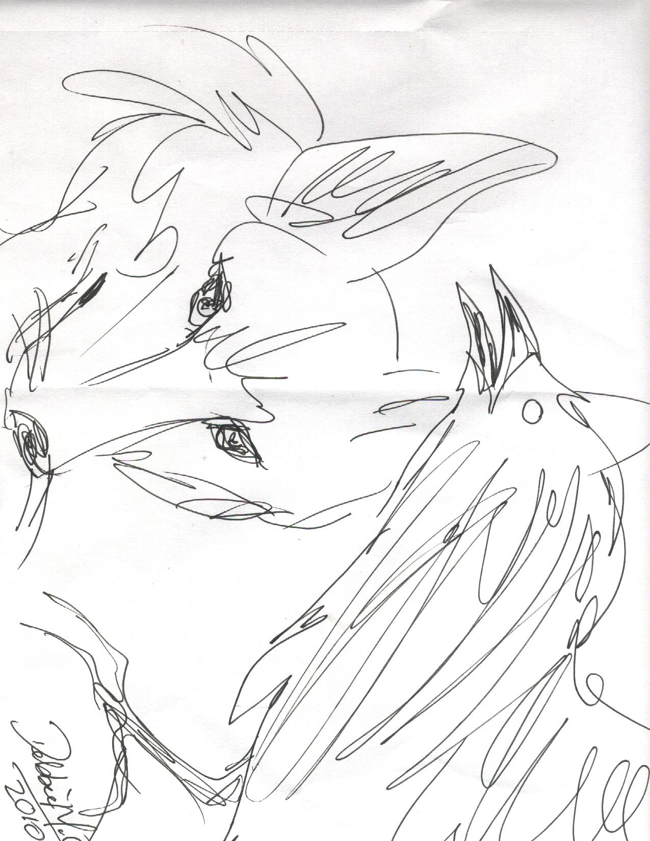1275x1650 My Spirit Animals One Minute Sketch