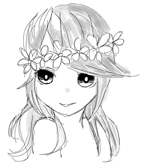 548x638 Flower Crown By Pandashka