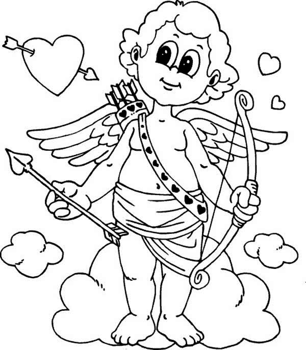 600x687 Cupid Printable Coloring Sheets Tags Cupid Coloring Sheets Easy
