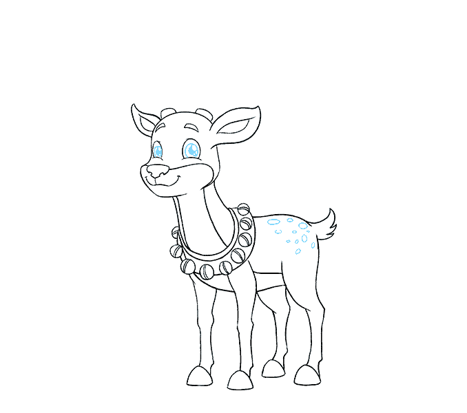 678x600 How To Draw A Reindeer In A Few Easy Steps Easy Drawing Guides