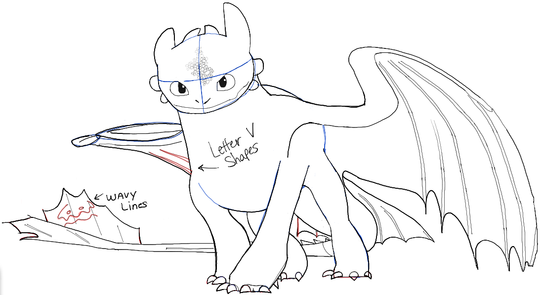 1093x597 How Draw A Dragon Step By Easy How