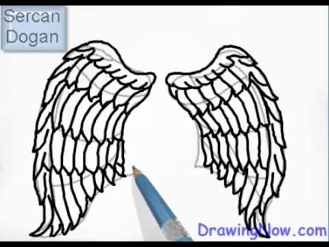 480x360 How To Draw Angel Wings