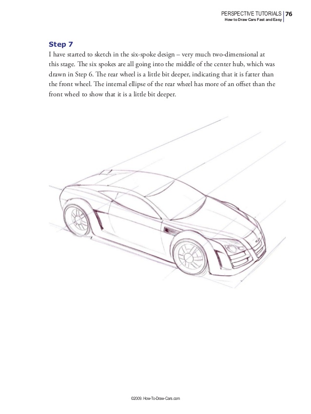 638x851 How To Draw Cars Fast And Easy
