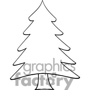 300x300 Drawn Pine Tree Cartoon
