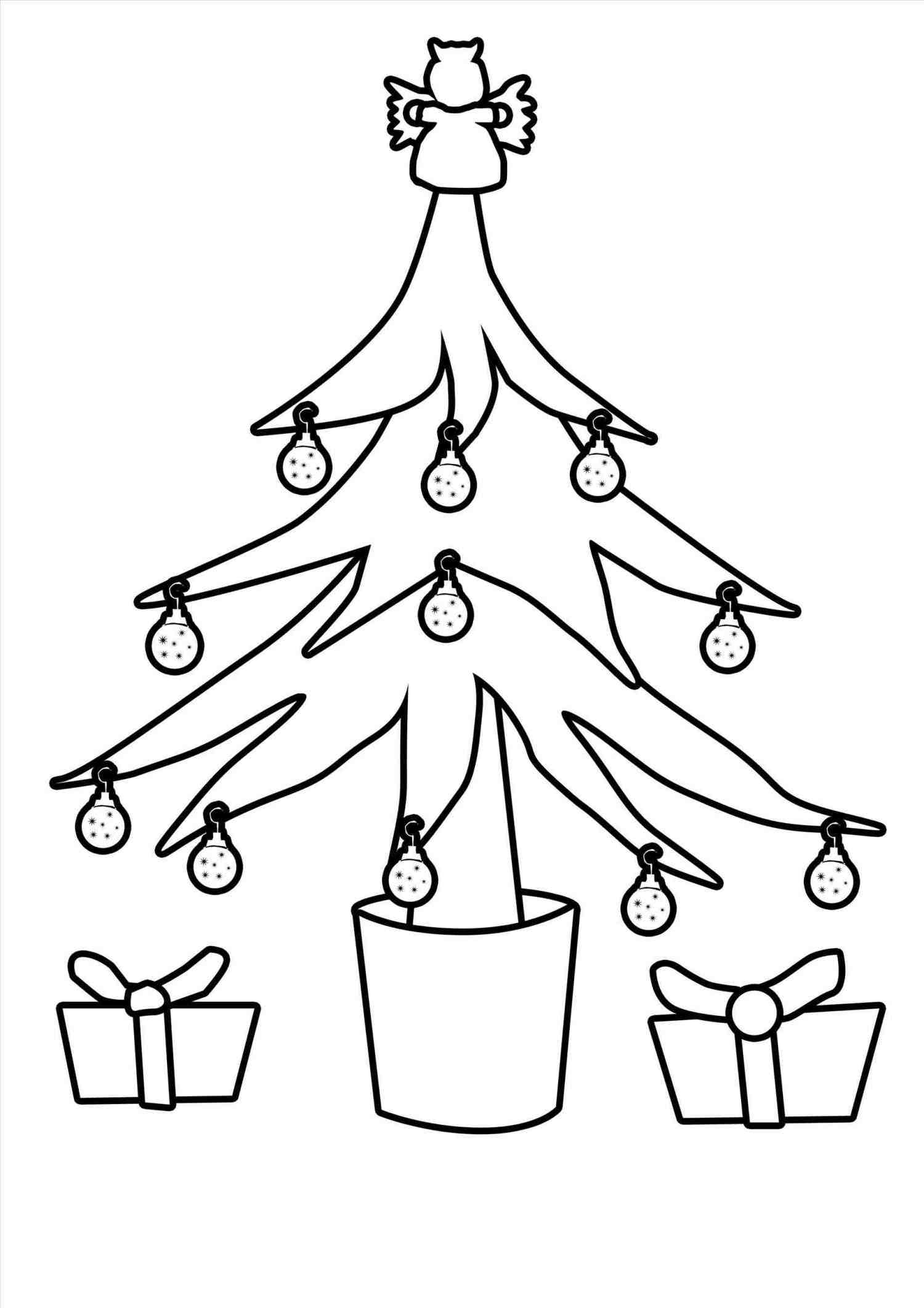 1500x2123 Cool Christmas Tree Drawings