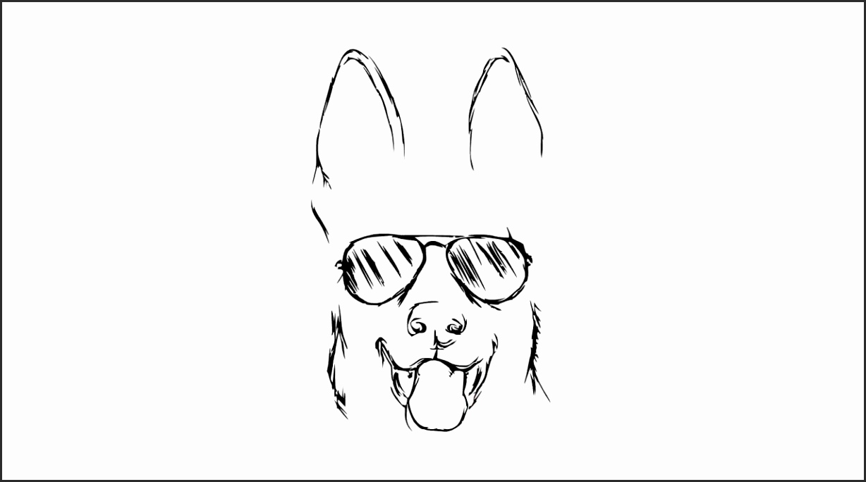 1228x684 Easy Drawings Of Dogs Jkpgs Awesome Drawing Cartoon Dog Face