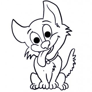 320x320 Tag For Easy Dog Drawings How To Draw A Dog Head Apps