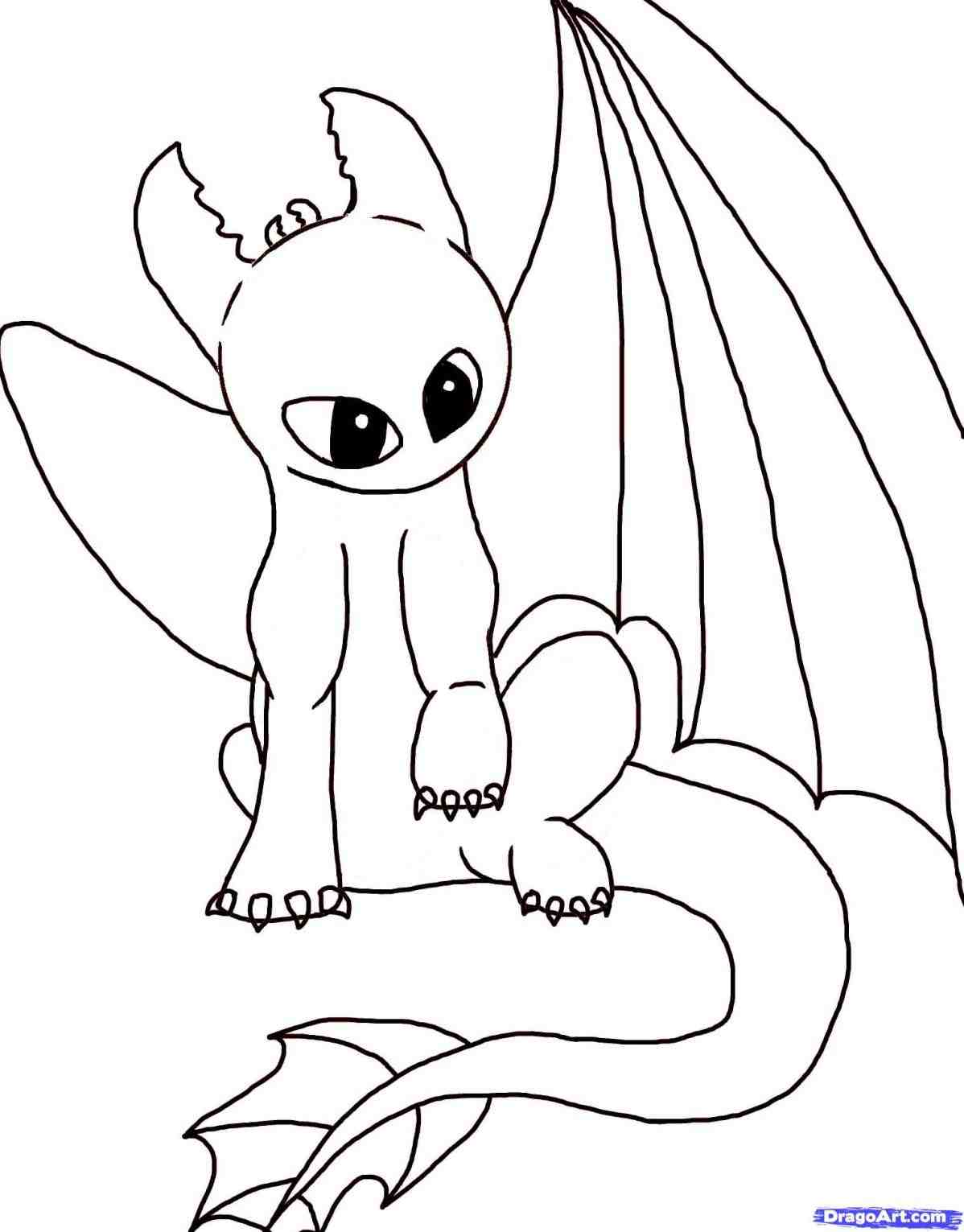 1198x1531 How Easy Drawings Of Toothless To Draw From Train Your Dragon