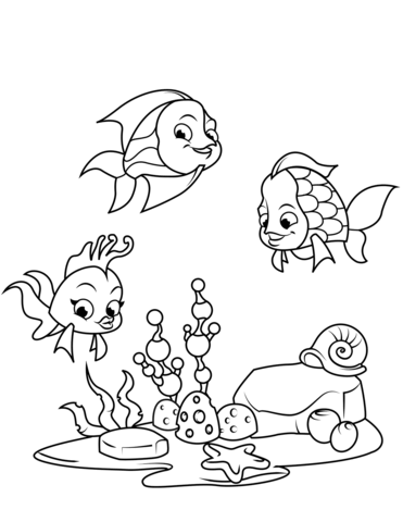 371x480 Coral Reef Fish Coloring Page Free Printable Coloring Pages