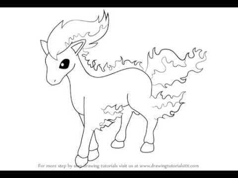 480x360 How To Draw Ponyta Easy Step By Step Easy