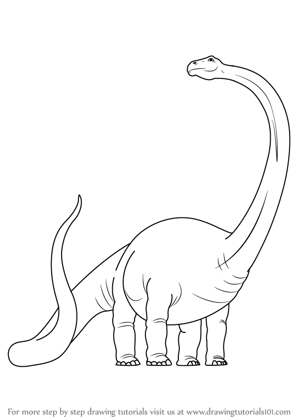 Easy Drawing Of Dinosaurs at GetDrawings | Free download