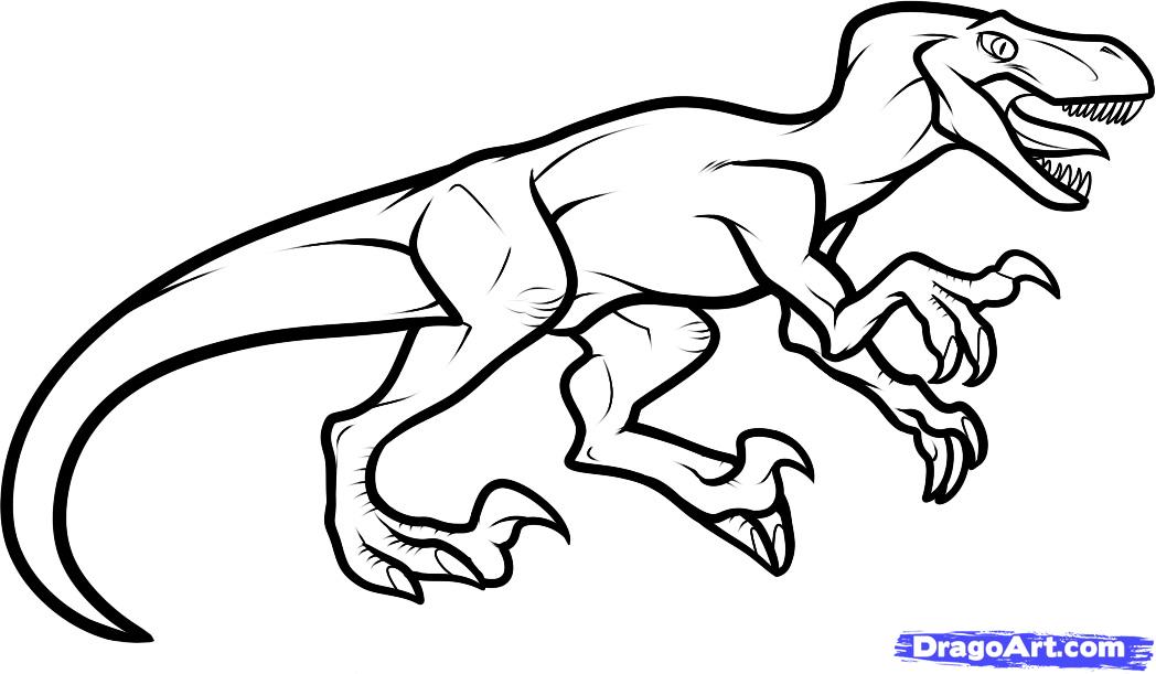 1048x611 To Draw A Velociraptor Dinosaur