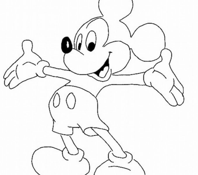 678x600 Coloring Pages Coloring Pages Draw Disney Characters Kids