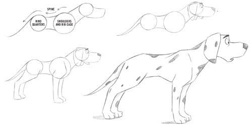 500x255 Image Result For How To Draw Dog Drawing Dogs Draw