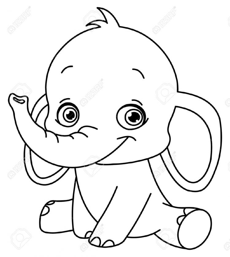 750x837 How To Draw Cartoon Animals Elephant Tags How To Draw A Cartoon