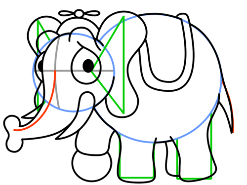 500x375 How To Draw An Elephant