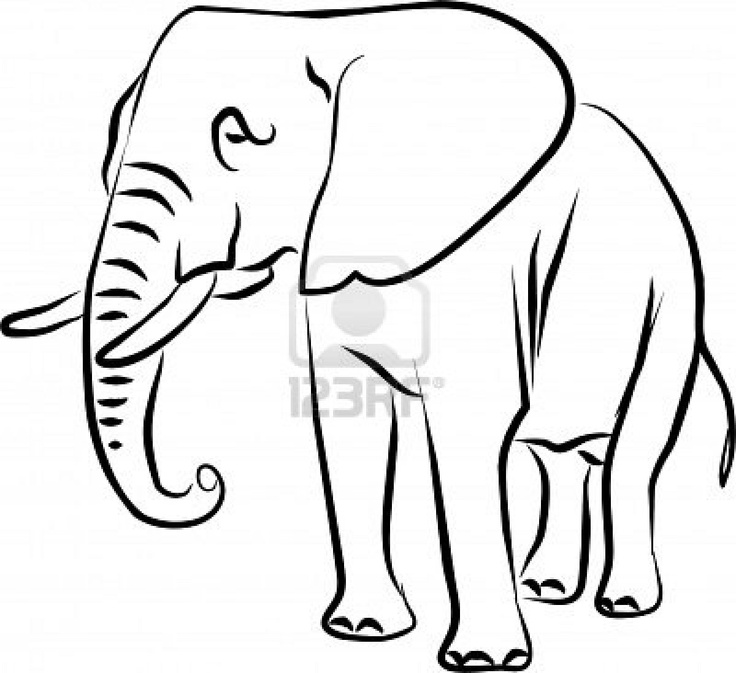 736x673 Asian Elephant Clipart Big Elephant