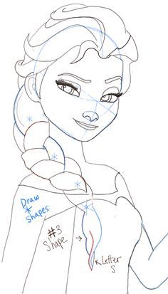 236x413 How To Draw Elsa From Frozen Narrated Step By Step Part 1 Youtube