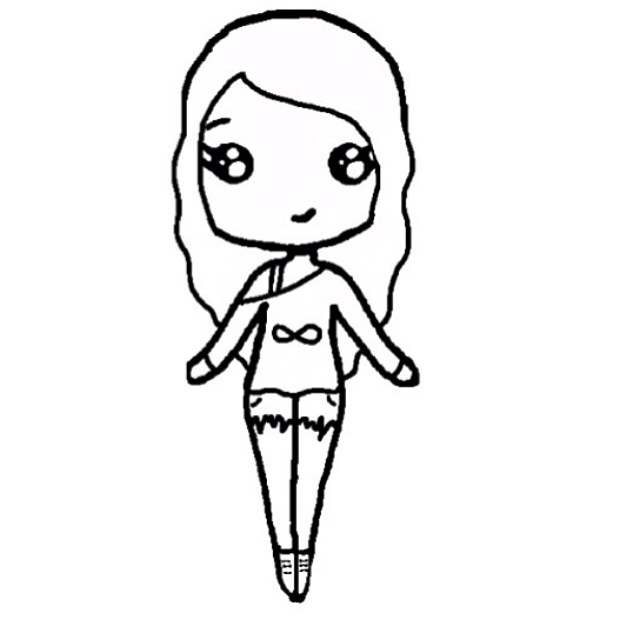 640x620 Chibi Template Drawing Ideas Chibi, Doodles