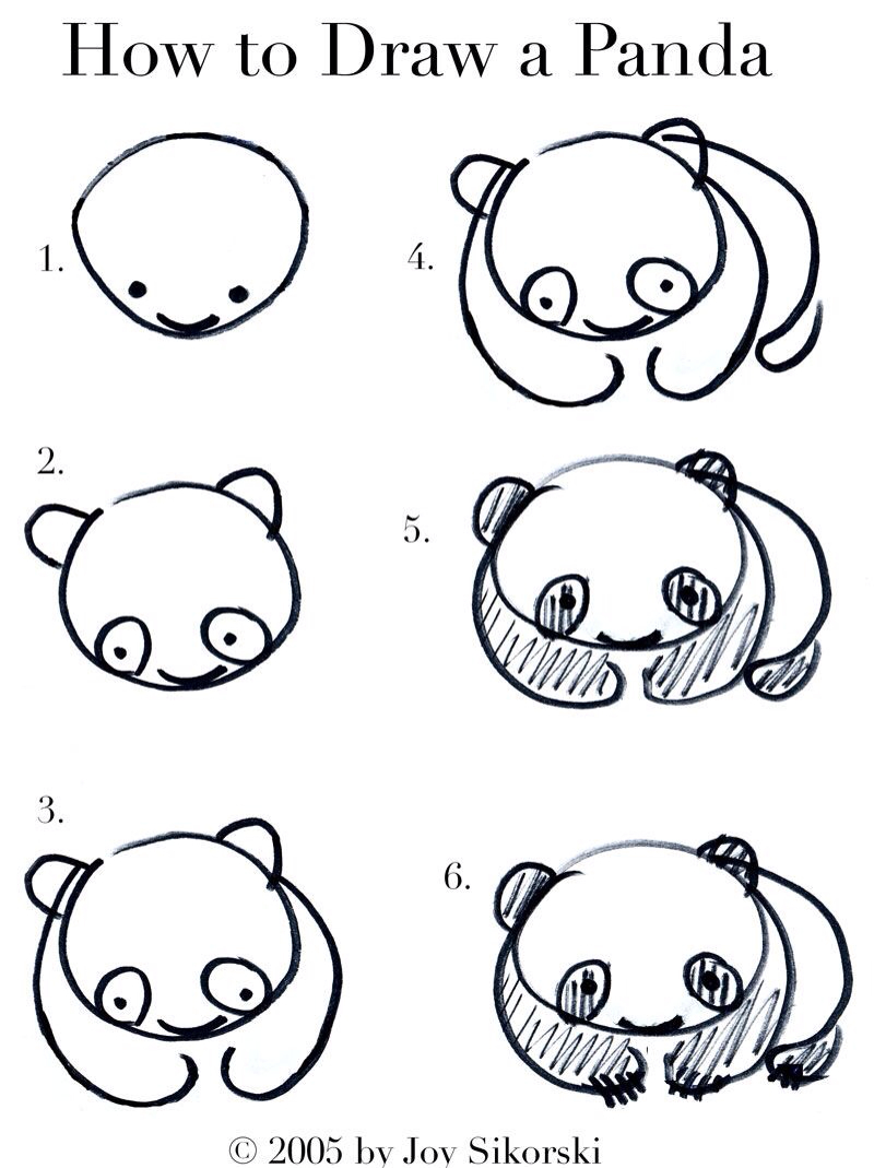 Easy Drawing Of Panda at GetDrawings | Free download